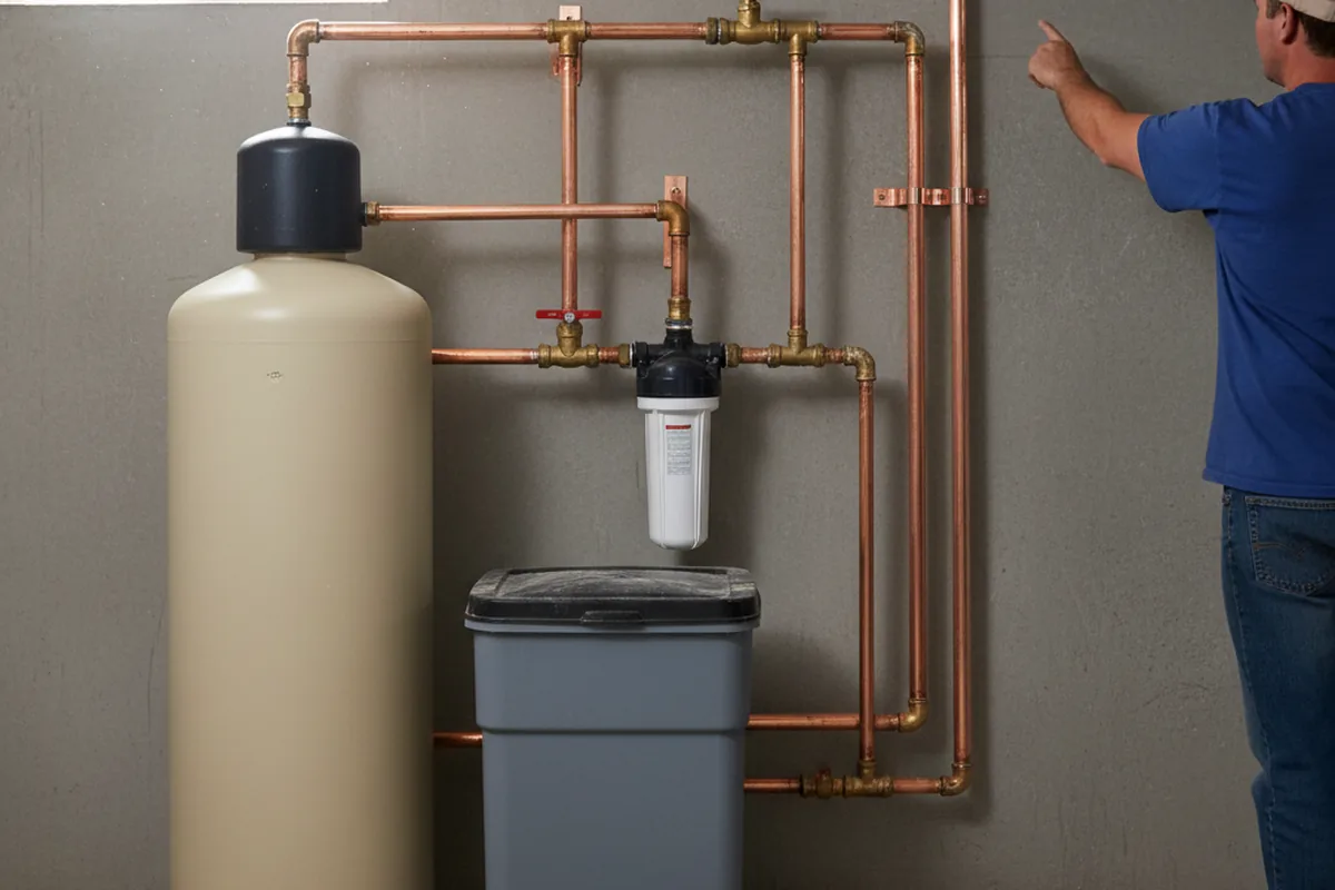 Whole-house water treatment system installed in Rives Junction